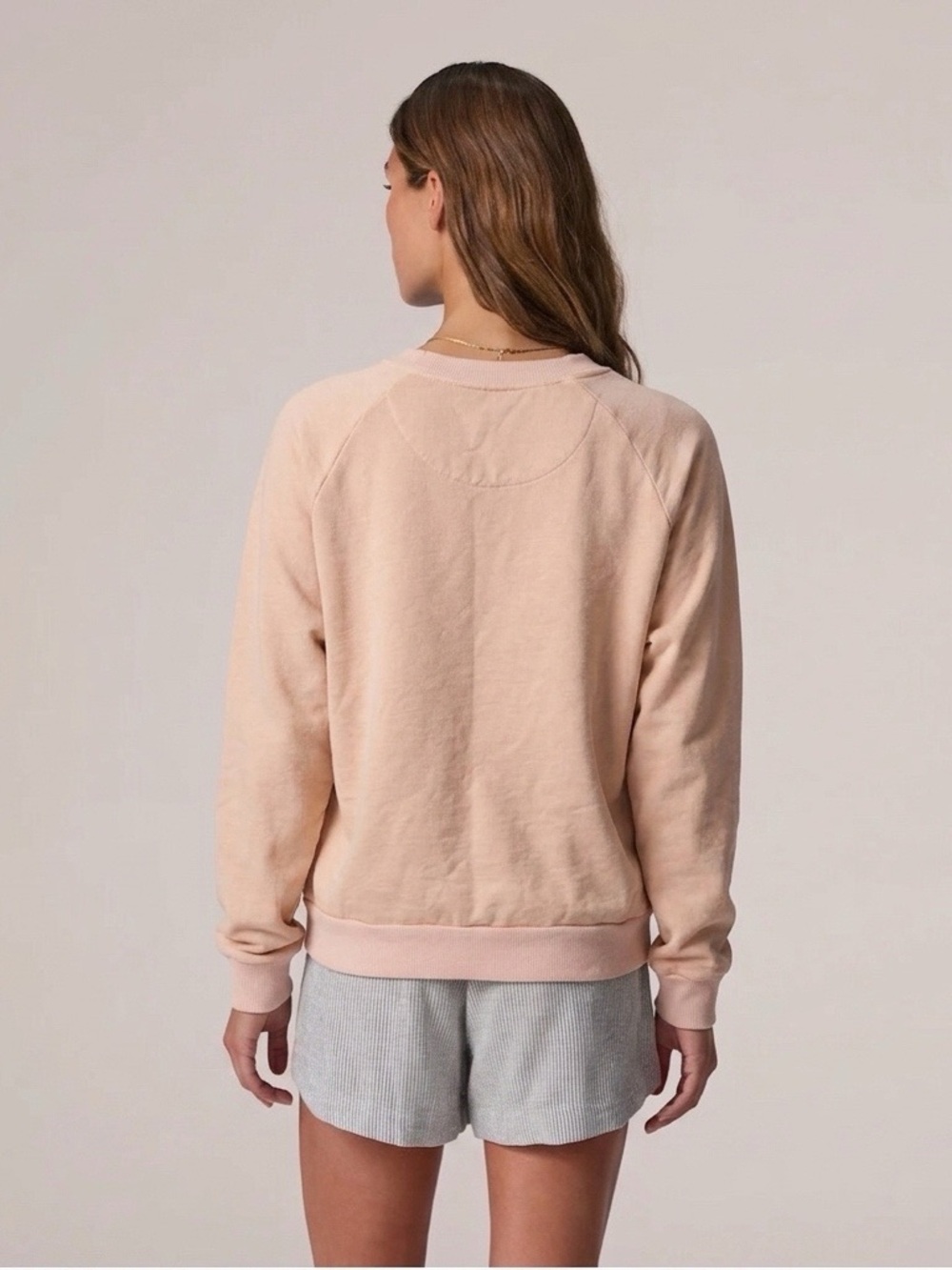 063 PATAGONIA Women's Regenerative Organic Cotton Essential Top - Pink, Large - Picture 6 of 8